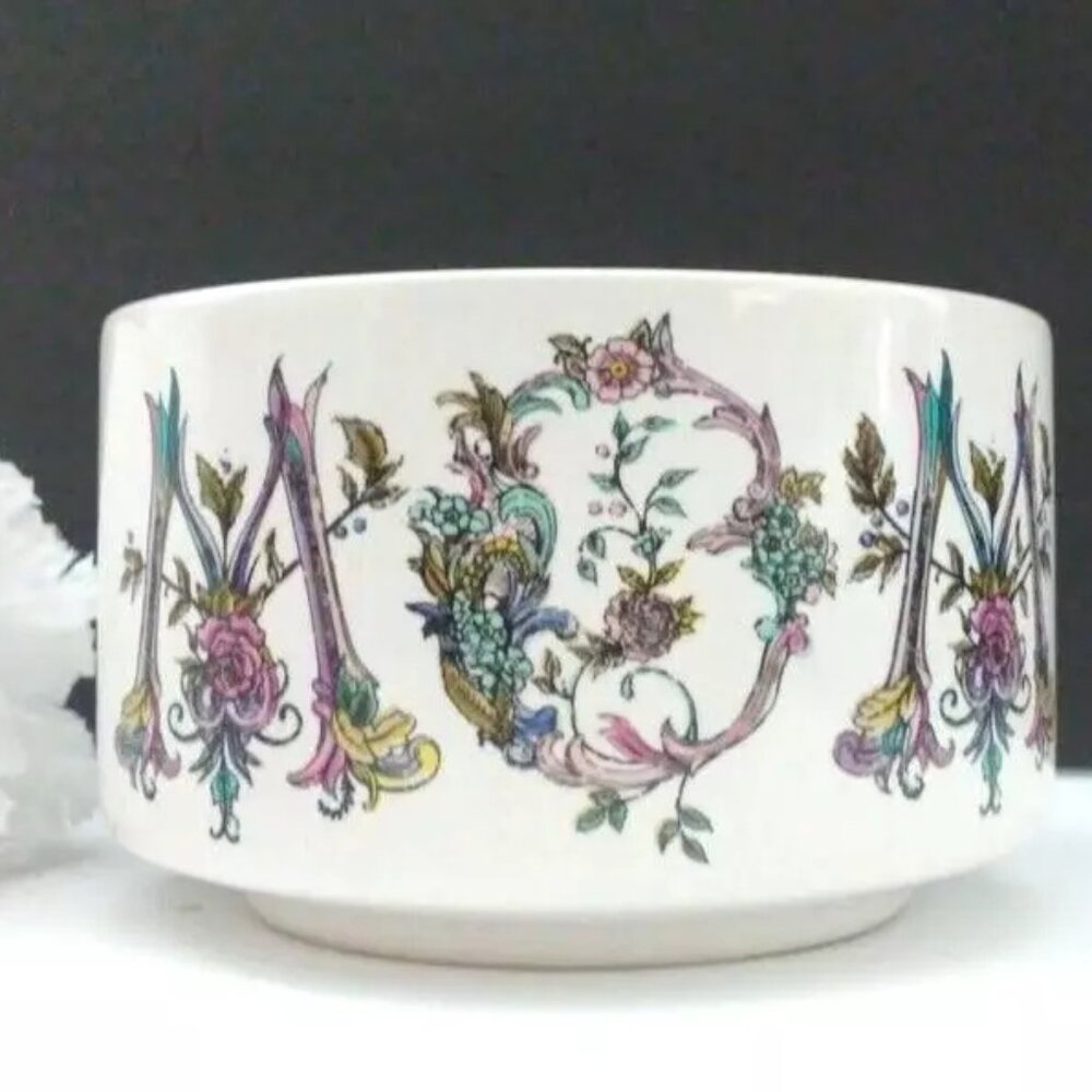 Napco Mom Bowl Botanical Flowers